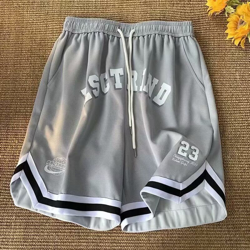 Basketball Shorts Men's American-style Training Pants Trendy Brand High Street Pants Summer Thin Loose Sports Casual Pants