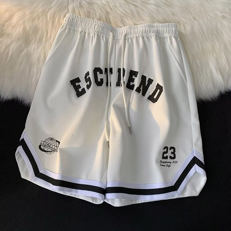 Basketball Shorts Men's American-style Training Pants Trendy Brand High Street Pants Summer Thin Loose Sports Casual Pants