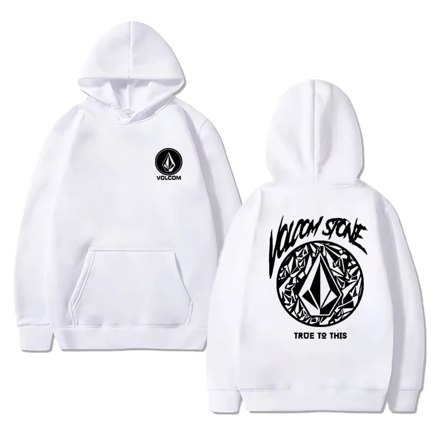 Volcom men's hoodie long-sleeved sweatshirt Hip-hop fashion casual street outdoor autumn and winter sportswear
