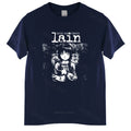 New Arrived Mens t shirt Serial Experiments Lain Tshirt Men Cotton Harajuku Japan Manga Iwakura Tees Homme Black T-shirt