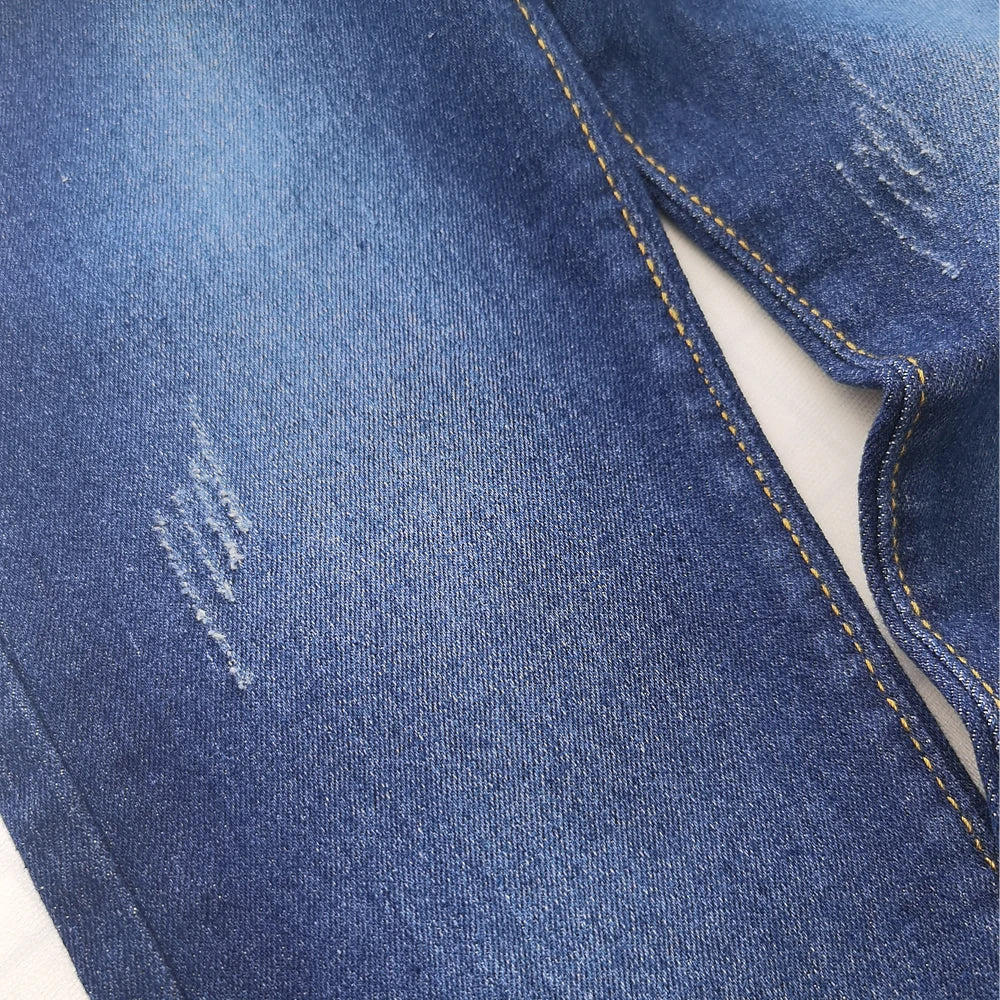 IENENS Fashion Boys Jeans Spring Autumn Long Pants Child Straight Denim Trousers Kids Elastic Waist Pants For 4-10 Years Old