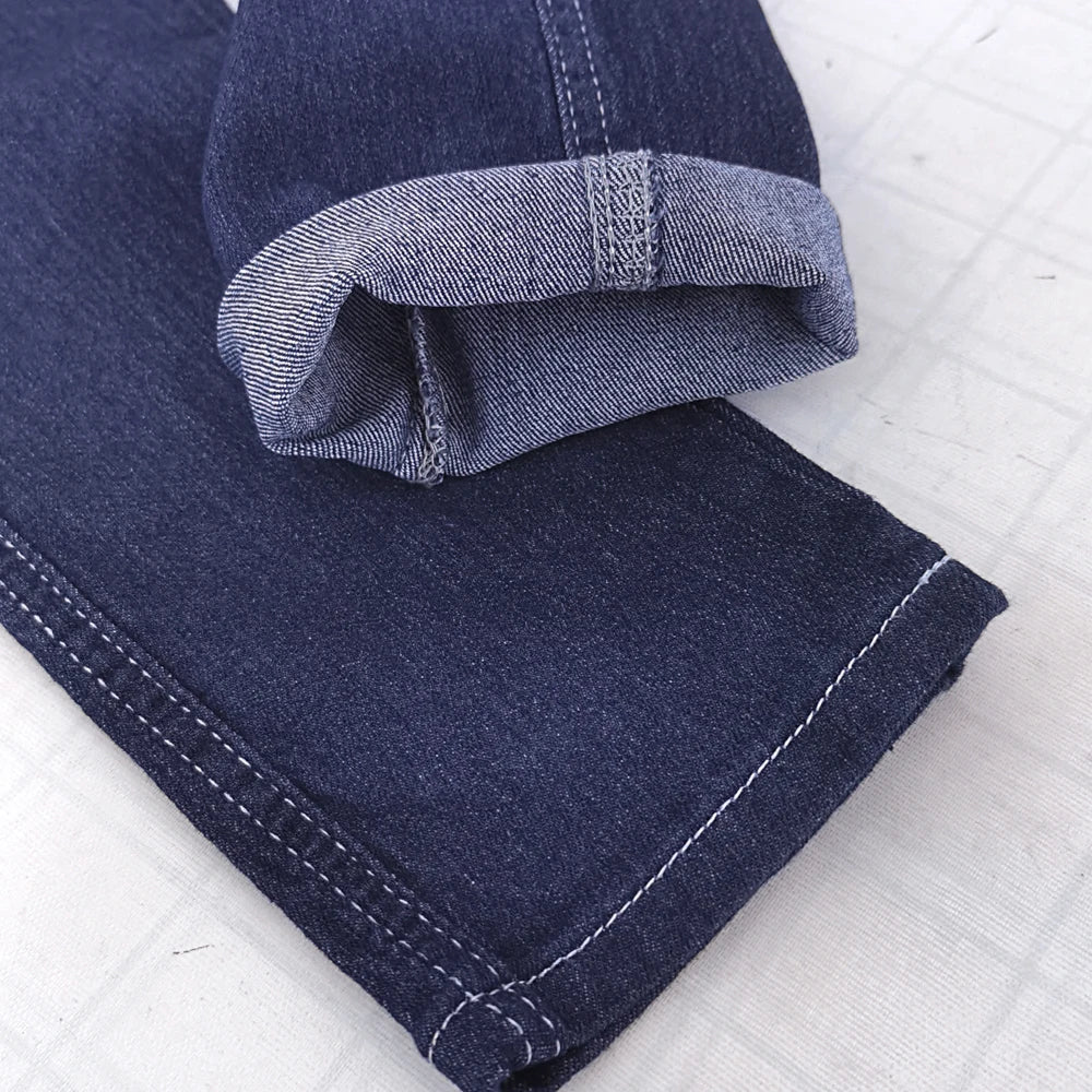IENENS Teen Slim Jeans Solid Color Trousers Boys Denim Long Pants Fashion Kids Boy Jean Children Clothes For 4-11 Years